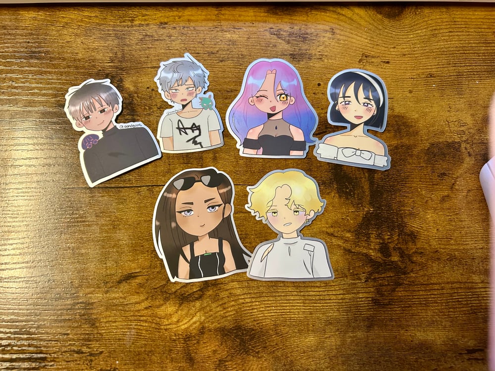 Image of alien stage stickers 