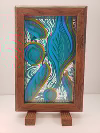 Flora Stacked Acrylic Painting-Leaves