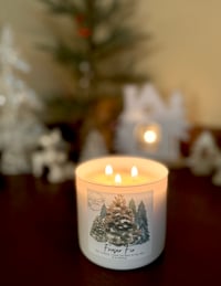 Image 4 of Fraser Fir | 16oz White Triple Wick Soy Tumbler