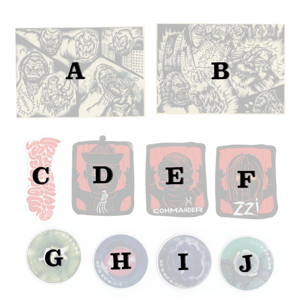 surrender toys stickers