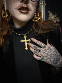 Image 2 of Crypt Choker Necklace Golden