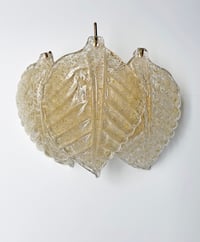 Image 6 of APLIQUES DORADOS HOJAS MURANO, AÑOS 60