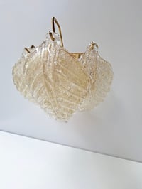 Image 8 of APLIQUES DORADOS HOJAS MURANO, AÑOS 60