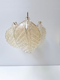Image 9 of APLIQUES DORADOS HOJAS MURANO, AÑOS 60