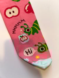 Image 3 of Skarpetki Bugs & Apples 