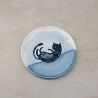 Image 1 of Small Black Cat Plate