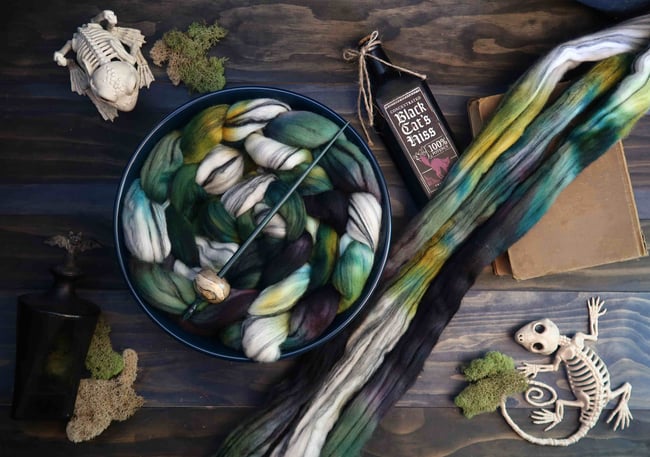 Hemlock Combed Top - 21.5 Micron Merino Striped