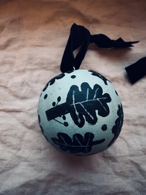 Image of Large Wooden Christmas Baubles