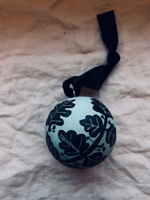 Image of Large Wooden Christmas Baubles