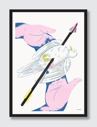 Dove A3 Risograph Print