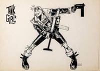 Image 3 of SANTA'S BAZOOKA - A MEGA TUBE OF SIX LARGE SIGNED TANK GIRL POSTERS - plus bonus prints