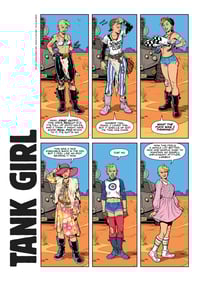 Image 2 of SANTA'S BAZOOKA - A MEGA TUBE OF SIX LARGE SIGNED TANK GIRL POSTERS - plus bonus prints