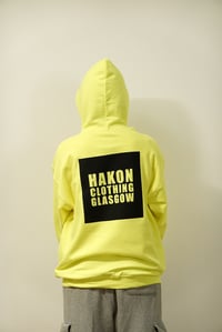 Image 2 of Neon Yellow Box Logo Hoody