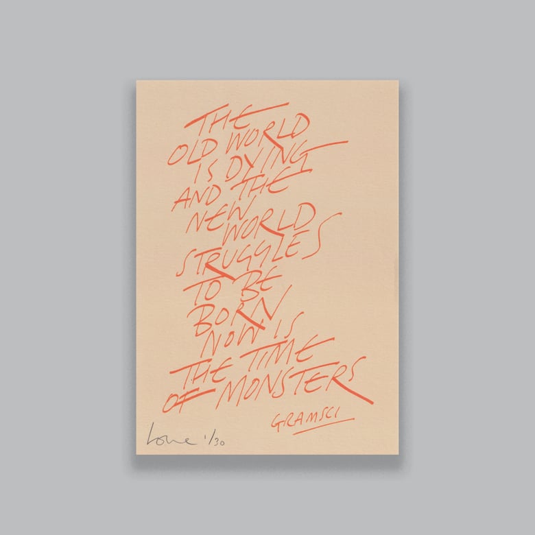 Image of The Old World Is Dying... A5 print 