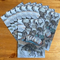 Image 3 of Kunstpostkarte "Me Sleeping"