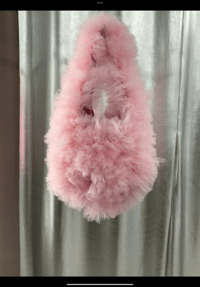Special order pink  tulle bag 