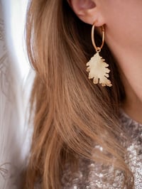 Image 5 of Grandes Créoles ALBANE - Or/Argent