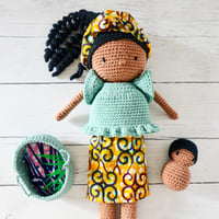 Image 2 of Kit crochet Ma Poupée Awa (version vert jade)