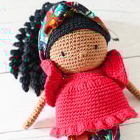 Image 5 of Kit crochet Ma Poupée Awa (version rouge Bordeaux)