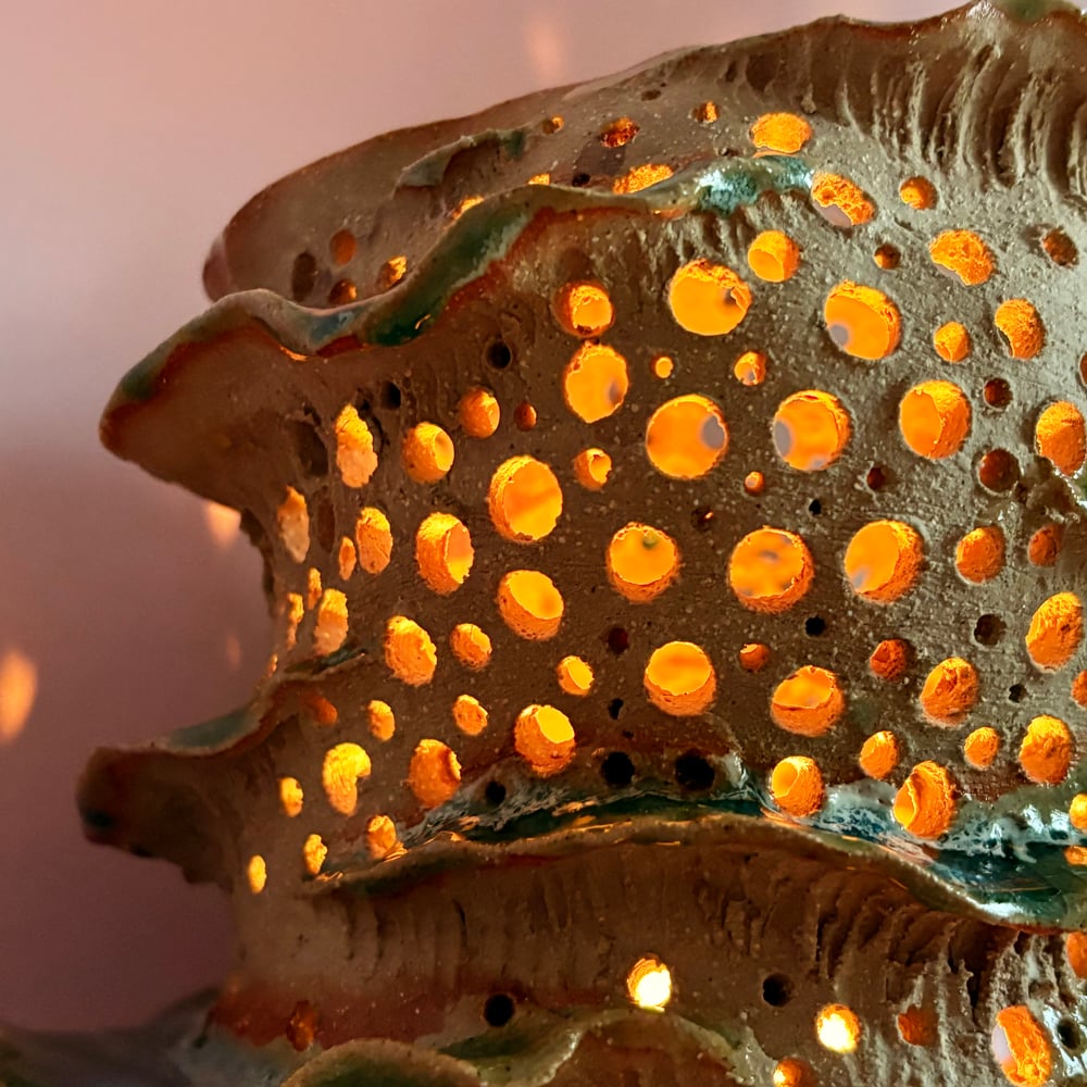 Image of Woodland wave Log Light 