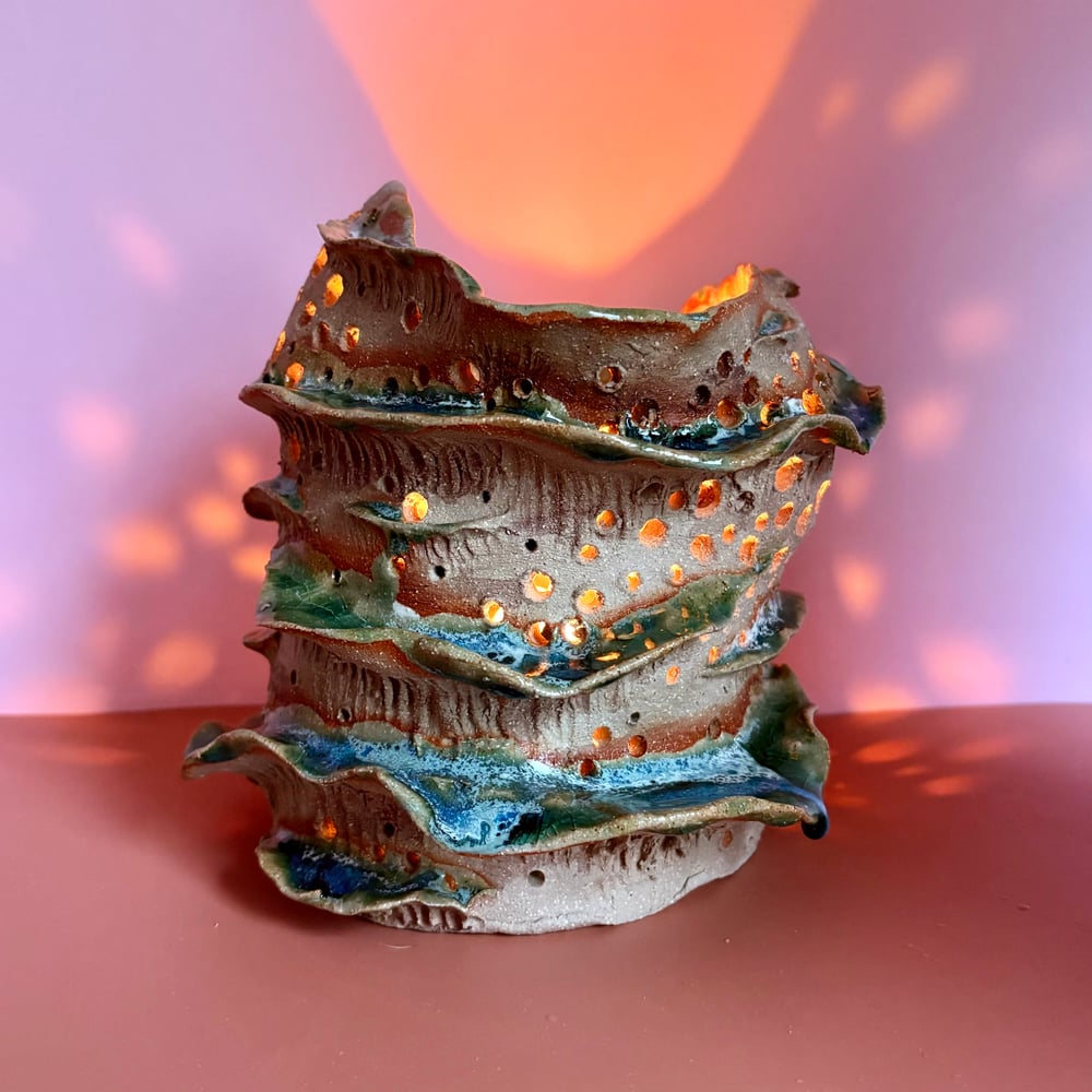 Image of Woodland wave Log Light 