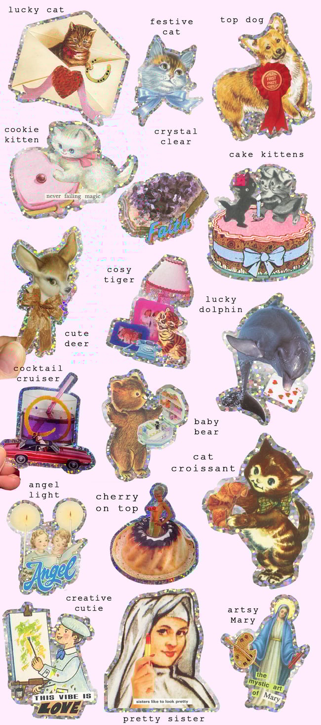 Glitter Stickers 
