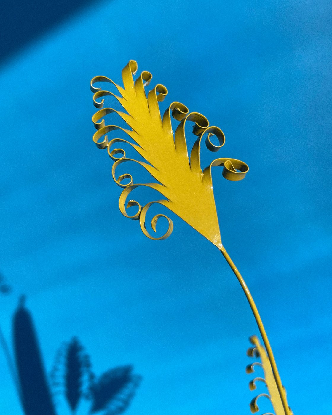 Image of Daisies & Grass Candelabra — Olive & Orange