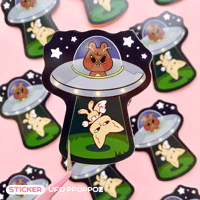 Image 1 of UFO ppoppoz sticker