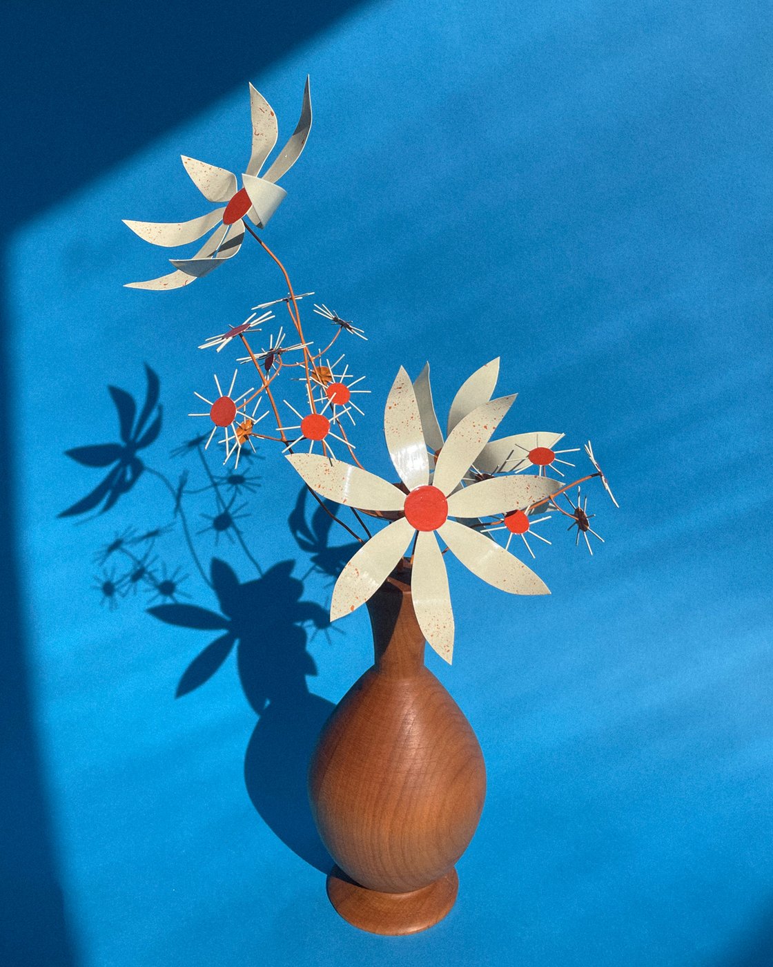 Image of Daisies & Asters Candelabra — Yellow & Orange