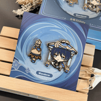 Wanderer and Scaramouche Set Pin