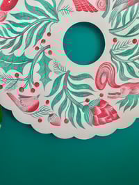 Image 3 of Riso Paper Wreath
