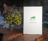 Risograph Christmas Dog Print (21 x 31 cm)