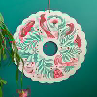 Image 2 of Riso Paper Wreath