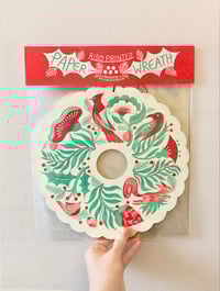 Image 4 of Riso Paper Wreath