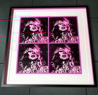 Image 1 of COKE MOSS QUAD • 1/1 AP • Shocking Pink • SUPPLIED FRAMED