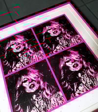 Image 5 of COKE MOSS QUAD • 1/1 AP • Shocking Pink • SUPPLIED FRAMED
