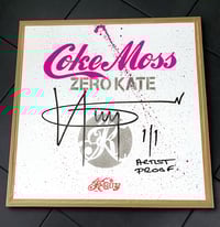 Image 4 of COKE MOSS QUAD • 1/1 AP • Shocking Pink • SUPPLIED FRAMED