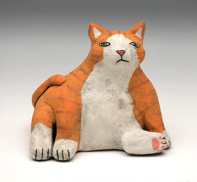 Fat Cat 2 sculpture
