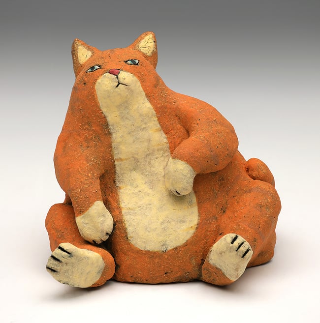 Fat Cat 3 sculpture