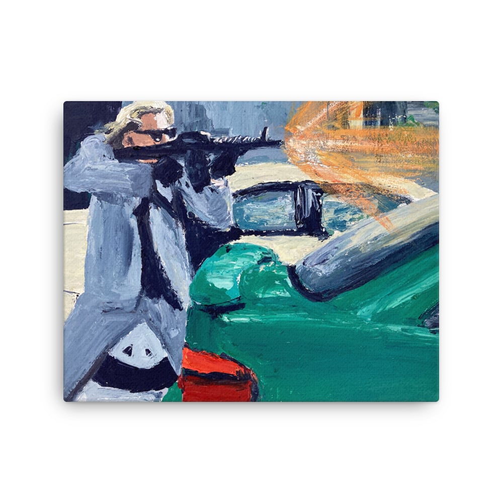 Image of Heat canvas print 16” x 20”