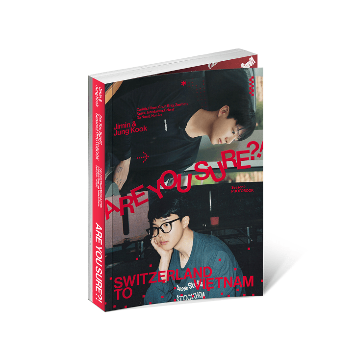Image of [PRE-ORDER] BTS Jimin x Jungkook ‘Are You Sure?!’ Season 2 Photobook + Weverse Shop POBs