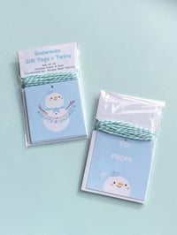 Image 1 of Snowman Gift Tags