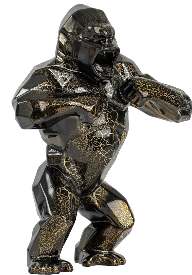 Orlinski Richard WILD KONG CRACKLED GOLD