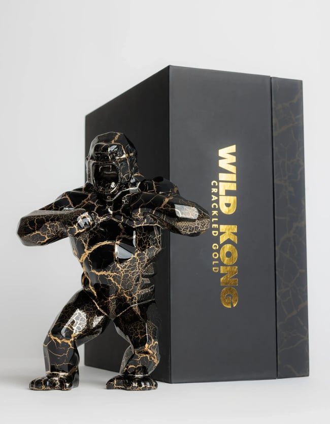 Orlinski Richard WILD KONG CRACKLED GOLD