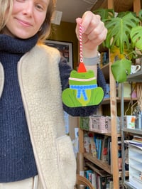 Festive Frog Decoration 