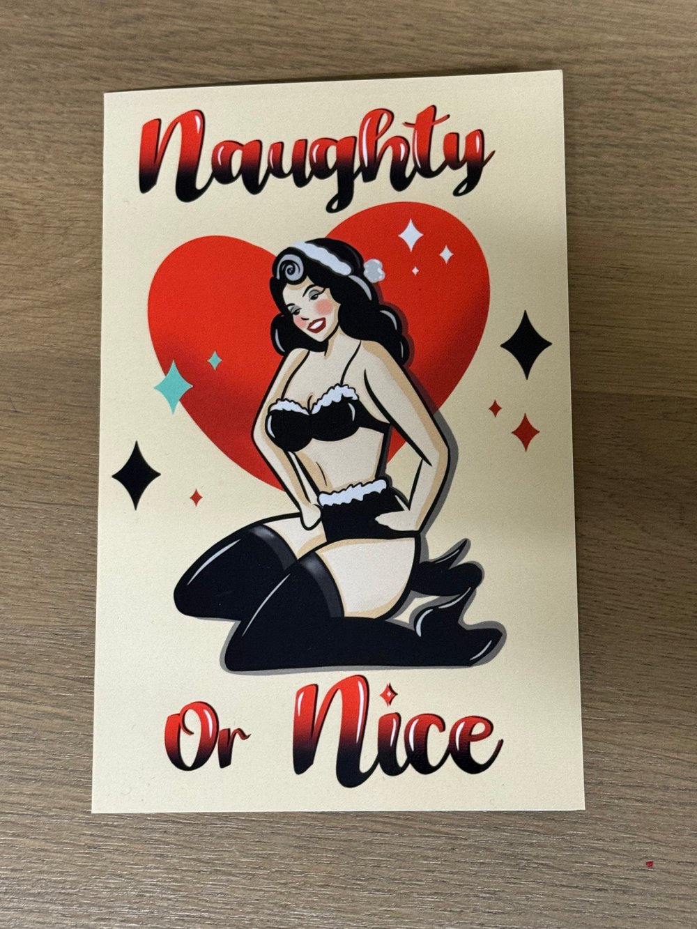 Image of Naughty or Nice Christmas Card