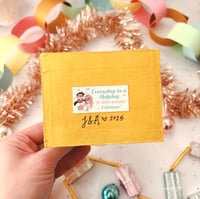 Image 7 of Pink roof Christmas cottage ornament 