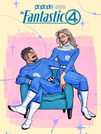 Image 4 of Fantastic Four First Steps A4 Art Print