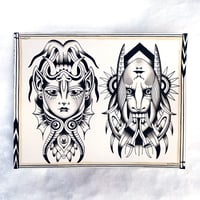 Image 1 of Flippable Devil Ladies Tattoo Booking Fee