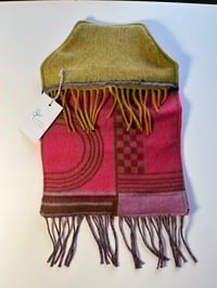 Image 1 of Pink and Yellow Cashmere Hot Water Bottle Cover